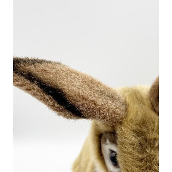 Hansa Jack Rabbit Plush Realistic Poseable Stuffed Animal Handcrafted Bunny 14" - Picture 4 of 16